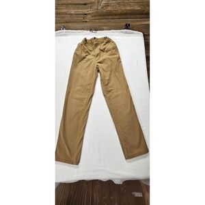 Class Club Modern Fit Boys Khaki Chino Pants Tan Size 14 Elastic Waist